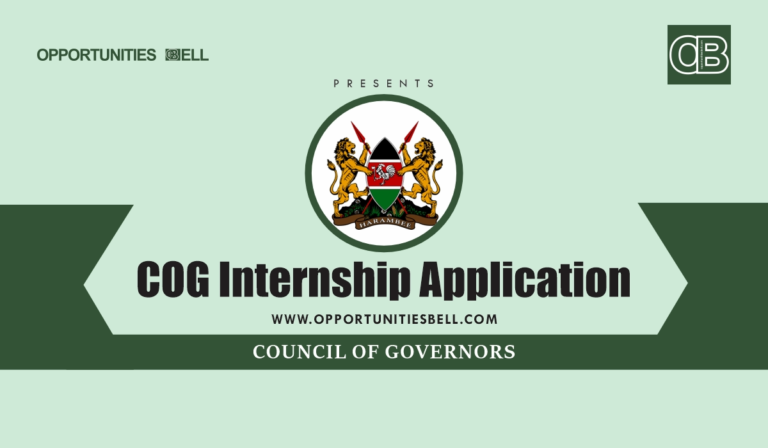 COG Internship 2025/2026 Dates, Application Form Portal