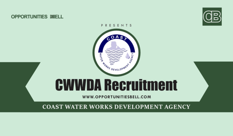 CWWDA Recruitment 2025/2026 Application Form Portal