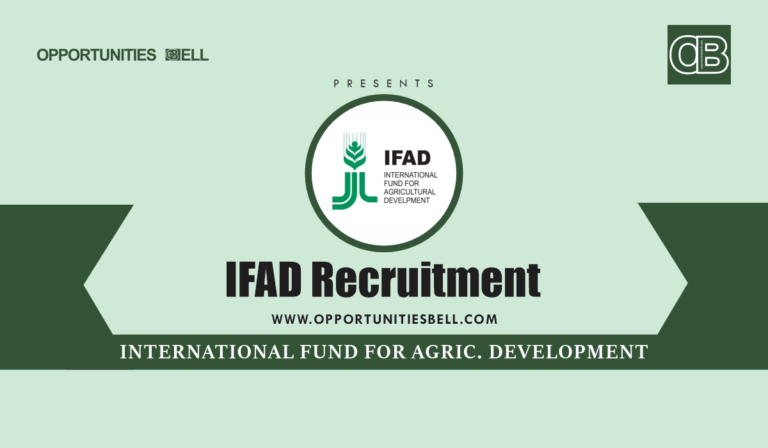 IFAD Recruitment 2025/2026 Job Application Form Portal