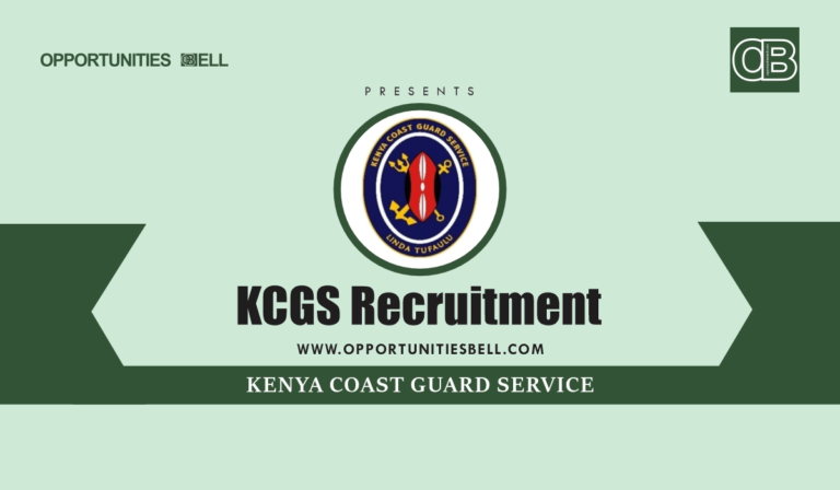 KCGS Recruitment 2025/2026 Application Form Portal