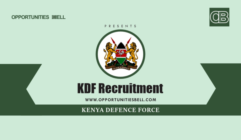 KDF Recruitment 2025/2026 Registration Form, Dates, Centers