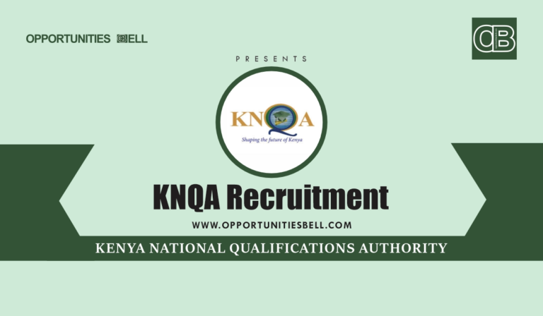 KNQA Recruitment 2025/2026 Jobs Application Form Portal