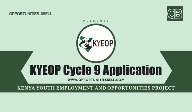 KYEOP Cycle 9 Application Form 2025/2026 Online Portal